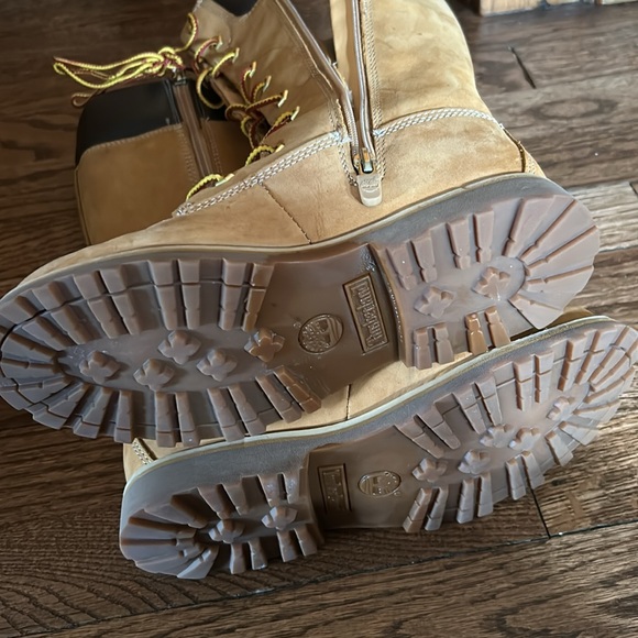 Timberland Premium Lace-up Boots with Zippers - Girls Size 4 fit like Women’s 6 - Picture 9 of 9